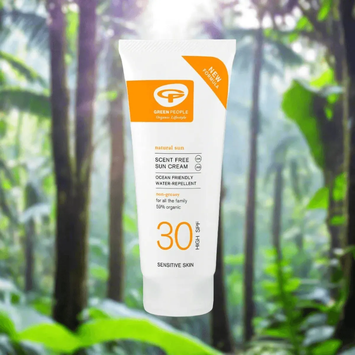 Green People - Scent Free Sun Cream - SPF30 - 200ml - Image 3